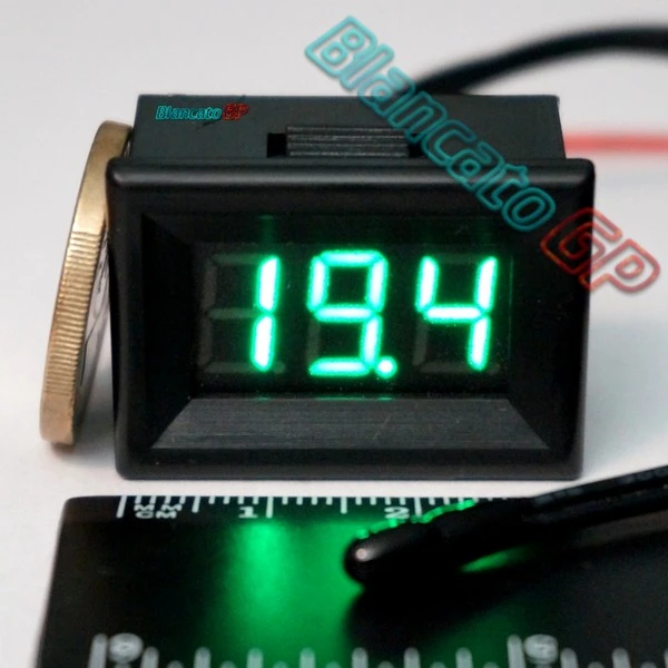 TERMOMETRO 12 VM motore display LCD digitale sensore temperatura